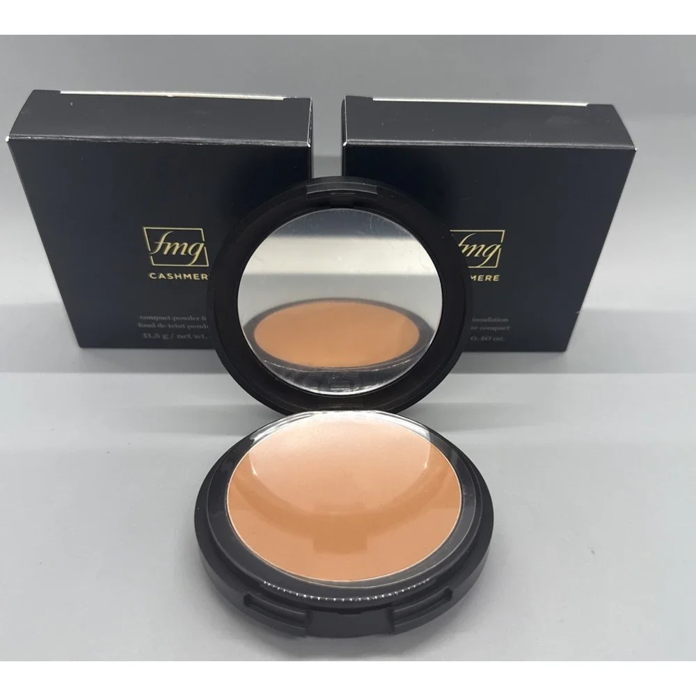 LOT OF 2 Avon Fmg Cashmere Complexion Compact Powder Foundation W180 New Boxed
